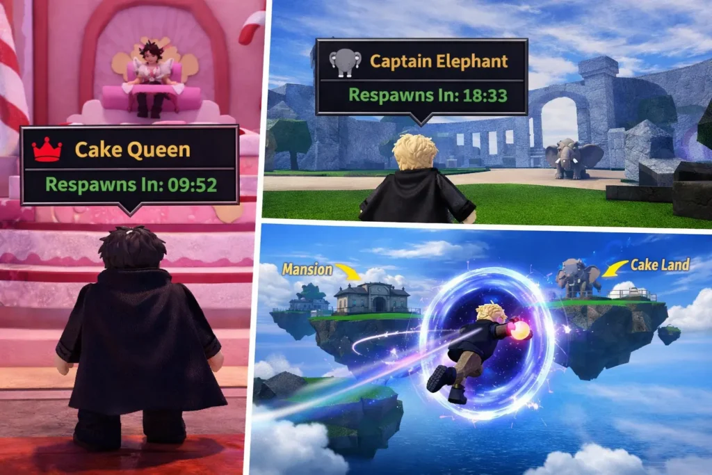 Blox Fruits Cake Queen and farming routes