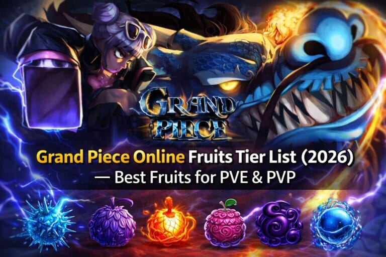 Grand Piece Online Fruits Tier List (2026) – Best Fruits for PVE & PVP
