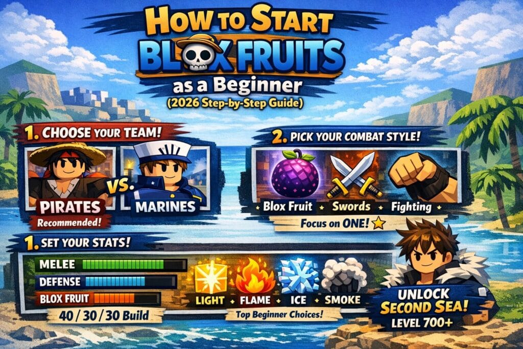 How to Start Blox Fruits as a Beginner