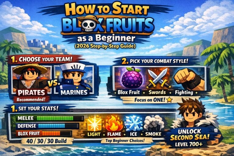 How to Start Blox Fruits as a Beginner