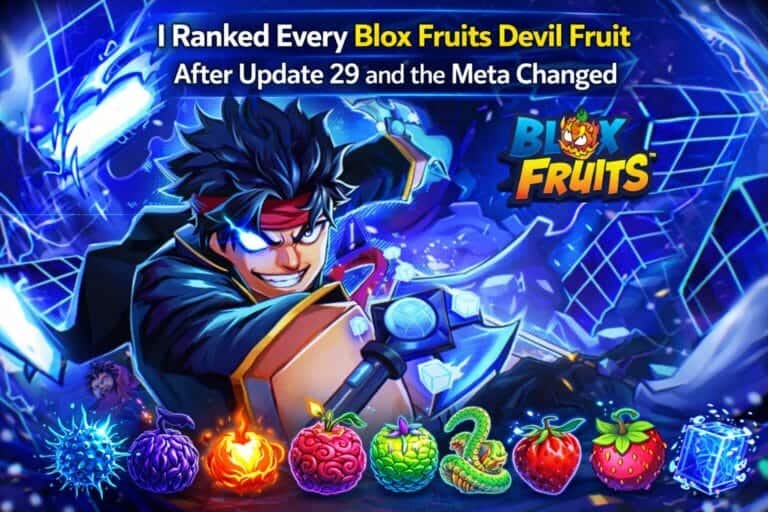 I Ranked Every Blox Fruits Devil Fruit After Update 29 and the Meta Changed