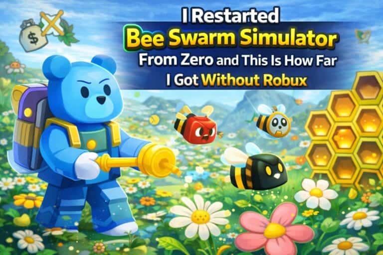 I Restarted Bee Swarm Simulator From Zero and This Is How Far I Got Without Robux