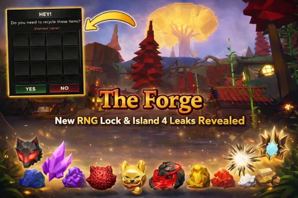 The Forge New RNG Lock & Island 4 Leaks Revealed