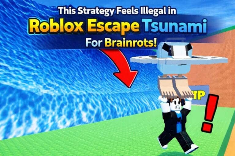This Strategy Feels Illegal in Roblox Escape Tsunami For Brainrots!
